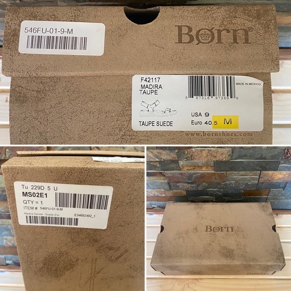 BORN • Madira Sandal in Taupe Suede - New In Box! Size 9 - Picture 10 of 16